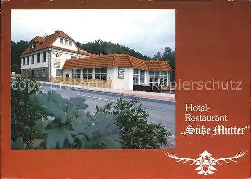 Auetal Hotel Restaurant Suesse Mutter Kat. Auetal
