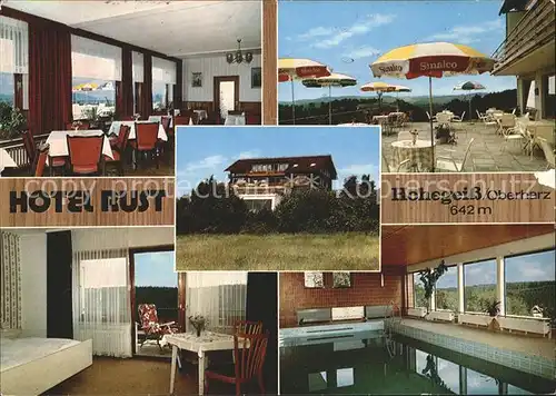 Hohegeiss Harz Hotel Rust Terrasse Zimmer Hallenbad Kat. Braunlage