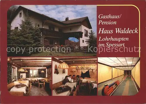 Lohrhaupten Gasthaus Pension Waldeck Kat. Floersbachtal