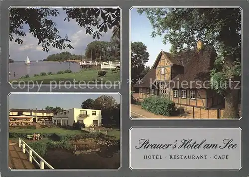 Bosau Strauers Hotel am See Details Kat. Bosau