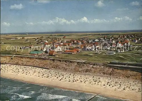 Wenningstedt Sylt Strand Fliegeraufnahme Kat. Wenningstedt Braderup (Sylt)