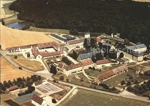 Muennerstadt Kloster Maria Bildhausen Fliegeraufnahme Kat. Muennerstadt