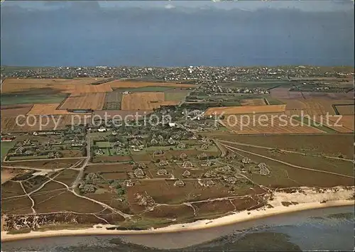 Insel Sylt Friesendorf Braderup Fliegeraufnahme Kat. Westerland