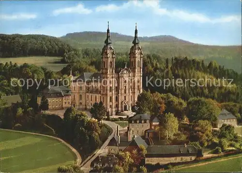 Vierzehnheiligen Basilika Vierzehnheiligen Fliegeraufnahme Kat. Bad Staffelstein