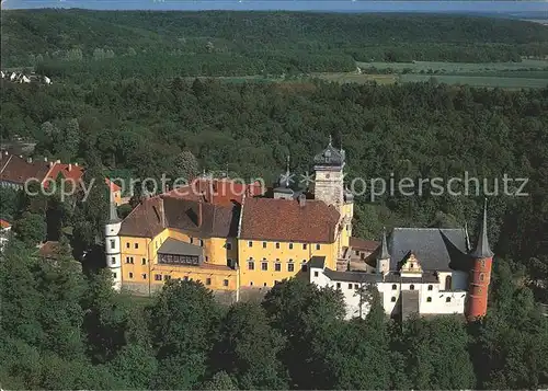 Scheinfeld Schloss Schwarzenberg Fliegeraufnahme Kat. Scheinfeld