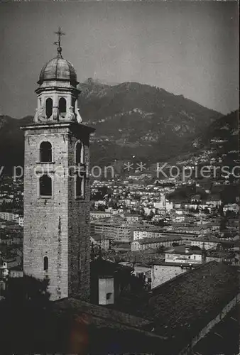 Lugano TI Kirchturm Kat. Lugano