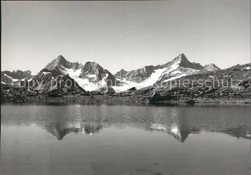 Obergabelhorn Kellensee Wellenkuppe Kat. Obergabelhorn