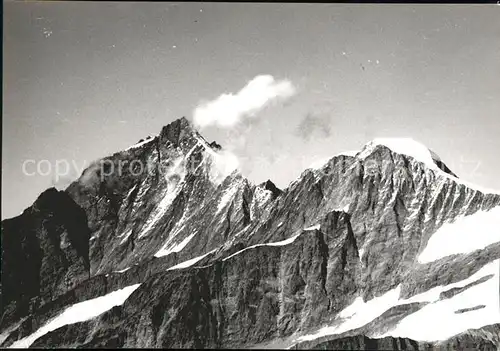Taeschhorn mit Alphubel vom Stockhorn Kat. Taeschhorn