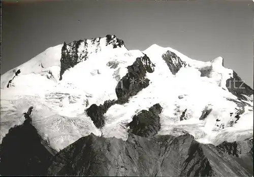 Rimpfischhorn Strahlhorn Adlerhorn von Mettelhorn Kat. Rimpfischhorn