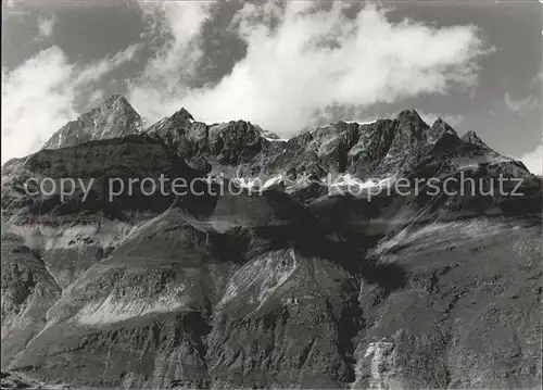 Obergabelhorn vom Schwarzsee aus  Kat. Obergabelhorn