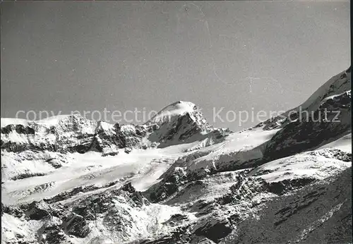 Allalinhorn vom Gornergrat aus Kat. Allalinhorn