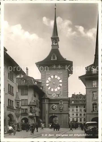 Bern BE Kramgasse Zeitglockenturm Kat. Bern