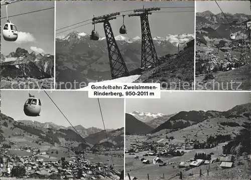 Zweisimmen Rinderberg Gondelbahn Kat. Zweisimmen