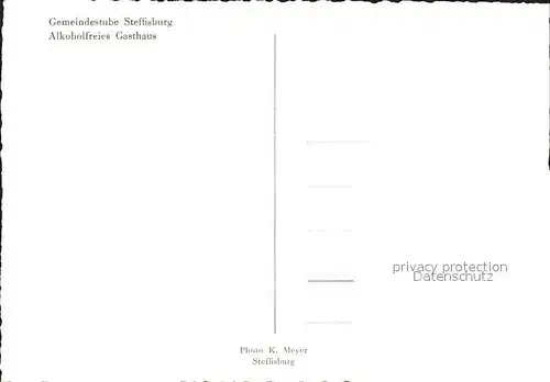 Steffisburg Gemeindestube Gasthaus Kat. Steffisburg
