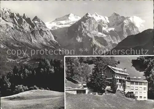 Hasliberg Goldern Hotel Pension Gletscherblick Kat. Hasliberg Goldern