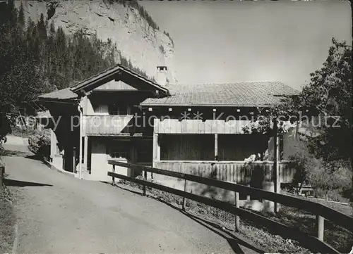 Isenfluh Lauterbrunnen Jugendhaus Boedeli Kat. Isenfluh