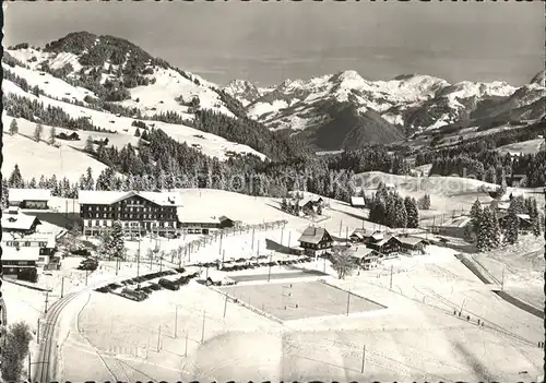 Saanenmoeser Zweisimmen Fliegeraufnahme Kat. Saanenmoeser