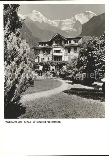 Wilderswil Parkhotel des Alpes Kat. Wilderswil