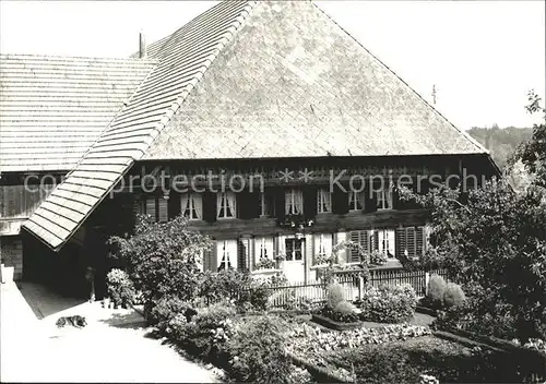 Huttwil Haus Foto W. Bernhardt Kat. Huttwil