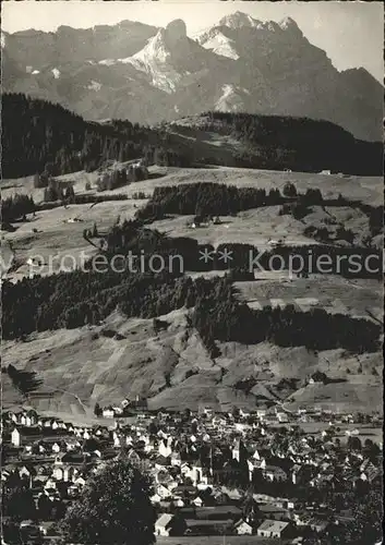 Alpstein Saentis Fliegeraufnahme Kat. Alpstein