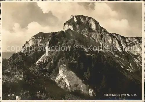 Hoher Kasten  Kat. Appenzeller Alpen