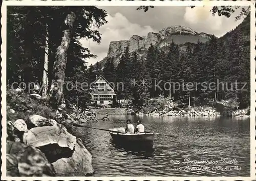 Seealpsee Berggasthaus Forelle Kat. Schwende