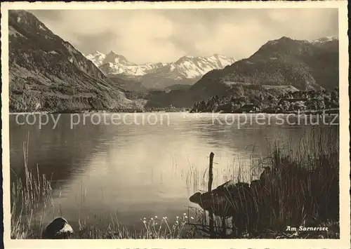 Sarnen Sarnersee Wetterhorngruppe Kat. Sarnen