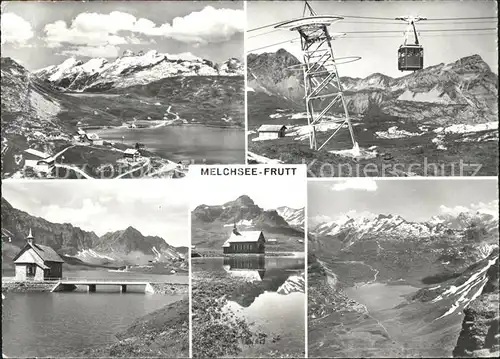 Melchsee Frutt Seilbahn Fliegeraufnahme Kat. Melchsee Frutt