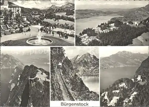 Buergenstock Bergbahn Kat. Buergenstock