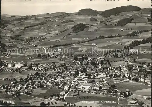 Appenzell IR Fliegeraufnahme Kat. Appenzell