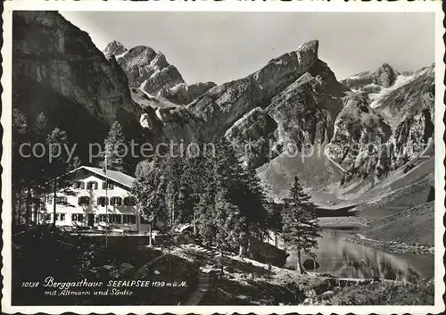 Seealpsee Altmann Saentis Kat. Schwende