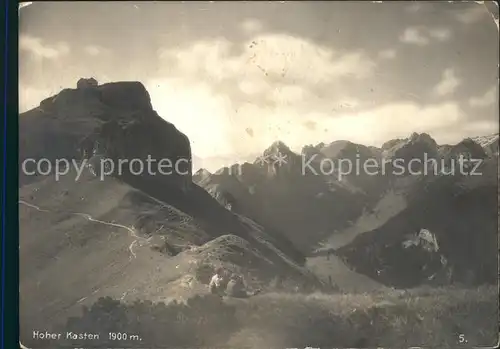 Hoher Kasten  Kat. Appenzeller Alpen