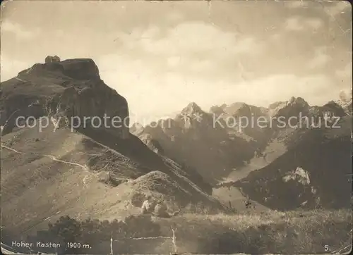 Hoher Kasten  Kat. Appenzeller Alpen