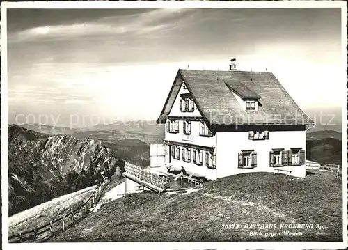 Kronberg Saentis Berggasthaus Kronberg Kat. Kronberg