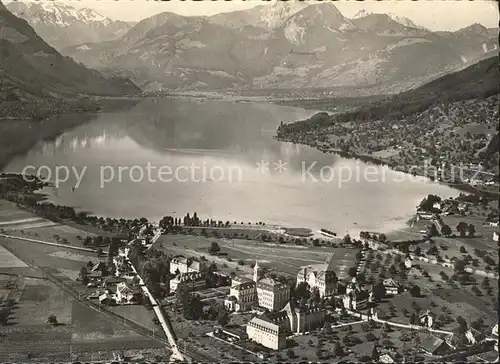 Sarnen Fliegeraufnahme Kollegium Kat. Sarnen