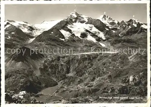 Bernina Berninapass und Lago Bianco Kat. Bernina