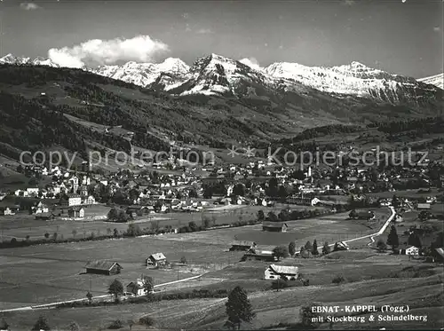 Ebnat Kappel mit Stockberg und Schindelberg Kat. Ebnat Kappel