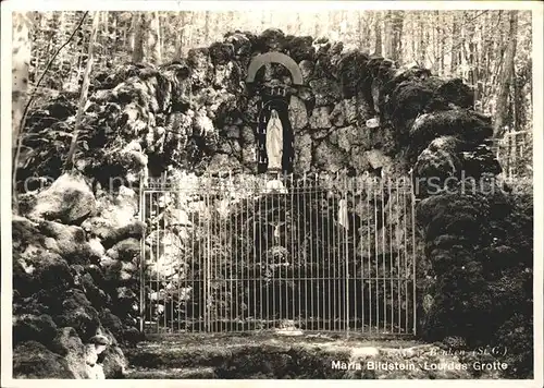 Benken SG Wallfahrtskirche Maria Bildstein Lourdes Grotte Kat. Benken SG