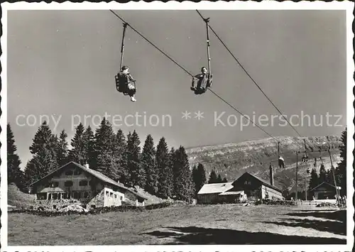 Alt St Johann Sesselbahn Sellamatt Berggasthaus Kat. Alt St Johann