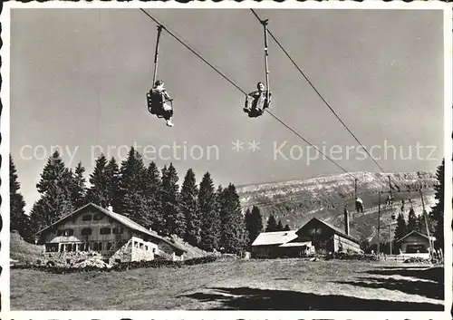 Alt St Johann Berggasthaus Sesselbahn Kat. Alt St Johann