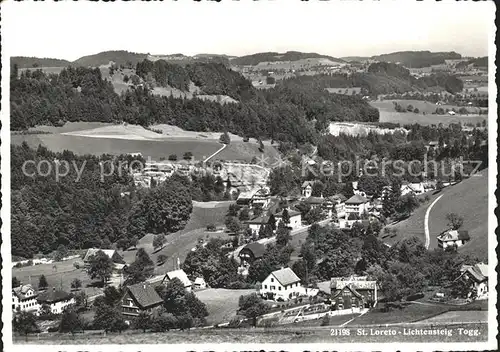 Lichtensteig St Loreto Ortsblick Kat. Lichtensteig