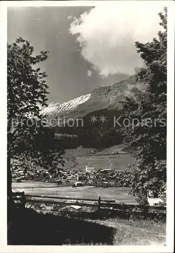 Flims Dorf mit Naraus Kat. Flims Dorf