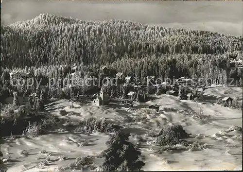 Flims Waldhaus im Schnee Kat. Flims Waldhaus