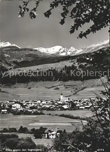 Flims Waldhaus gegen Segnespass Kat. Flims Waldhaus