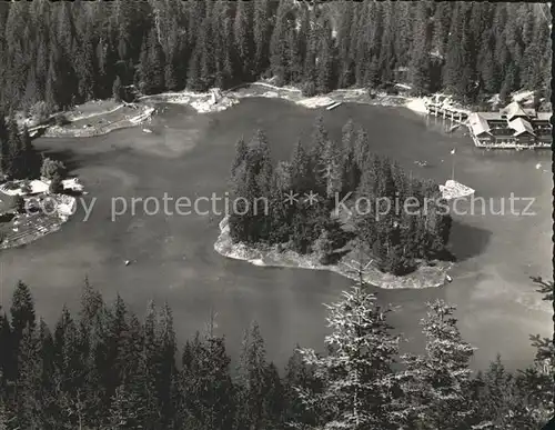 Flims Waldhaus Waldhaus mit Caumasee Kat. Flims Waldhaus