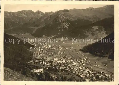 Davos GR Blick von der Erbalp Kat. Davos