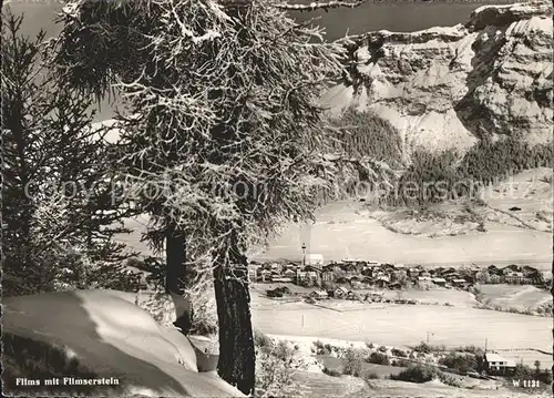 Flims Dorf Mit Flimserstein Kat. Flims Dorf