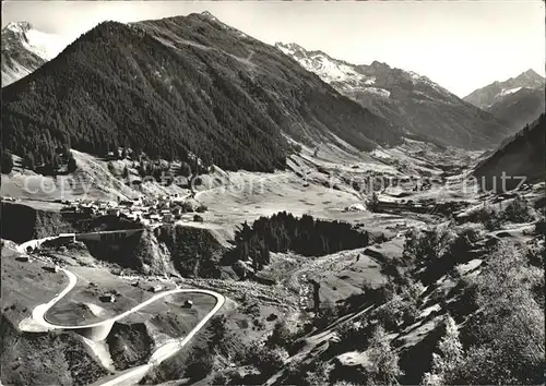 Curaglia Strasse Medelsergletscher Medelsertal Piz Vallatscha Kat. Curaglia