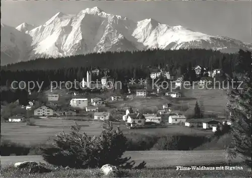 Flims Waldhaus mit Signina Kat. Flims Waldhaus