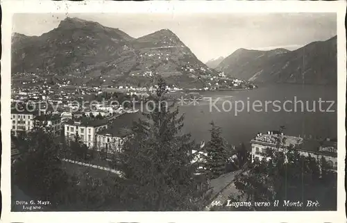 Lugano TI verso il Monte Bre Kat. Lugano